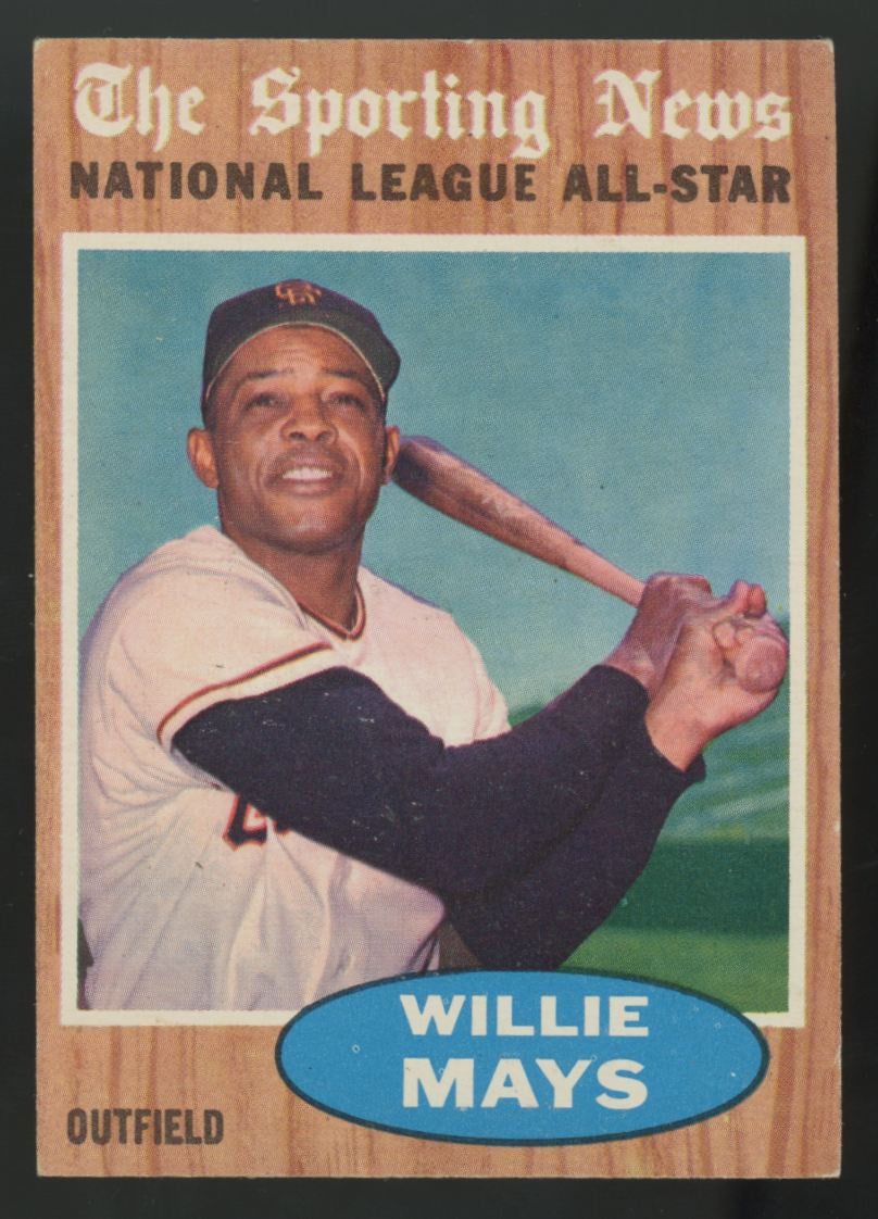 1962 Topps Willie Mays The Sporting News #395 EX+