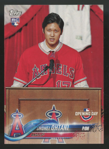 2018 Topps Shohei Ohtani RC Opening Day #200 "A"