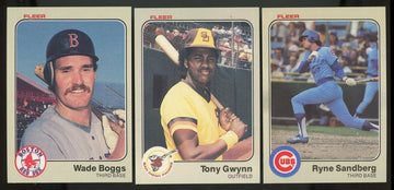 1983 Fleer Baseball Complete Set (660) NM-MT Gwynn Boggs Sandberg