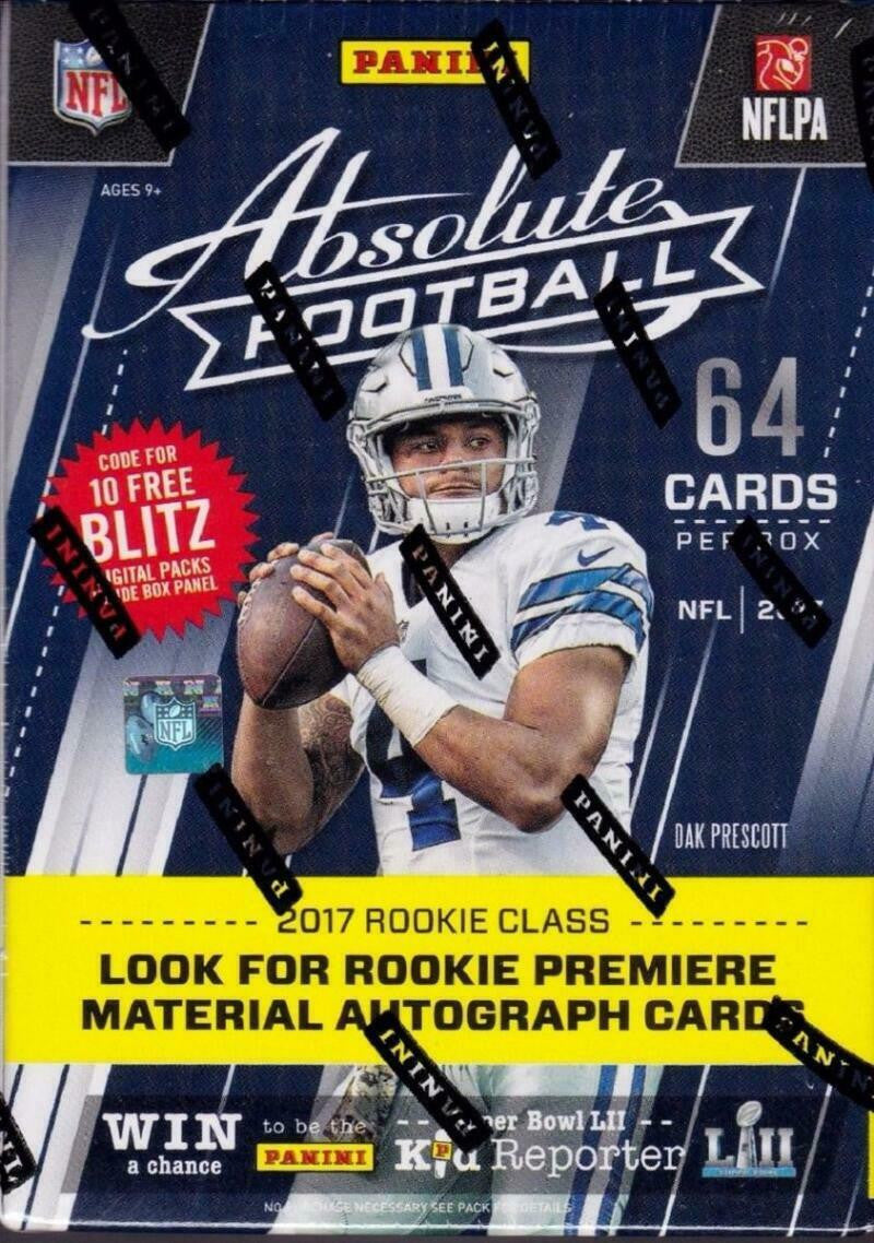 2017 Panini Absolute Football Blaster Box (64 Cards)