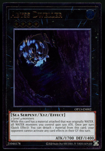 Yugioh Abyss Dweller Ultimate Rare #OP13-EN002
