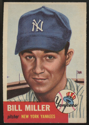 1953 Topps Bill Miller #100 EX-MT