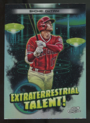 2023 Topps Cosmic Chrome Shohei Ohtani Extraterrestrial Talent #ET-9