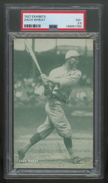1927 Exhibits Zach Wheat PSA 3.5