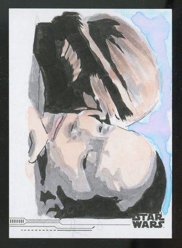 Topps Star Wars The Rise of Skywalker Sketch Card 1/1 Dan Riveron Auto