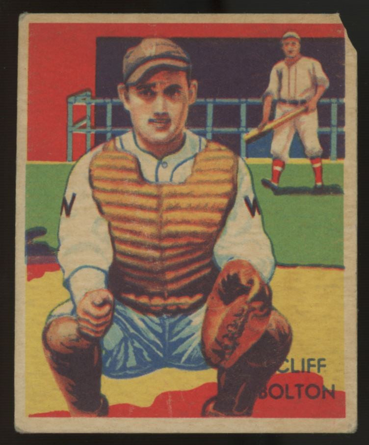 1934-36 1935 Diamond Stars Cliff Bolton #47 Poor