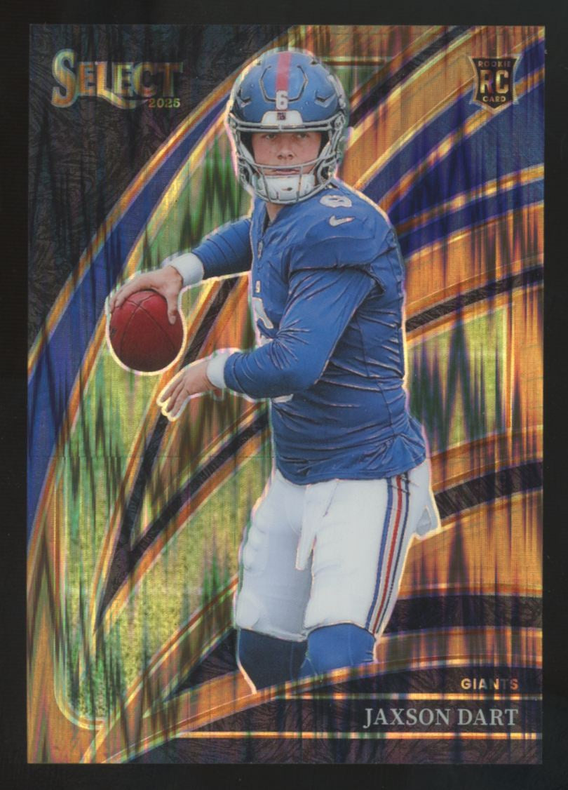 2025 Panini Select Jaxson Dart RC Club Level Copper Shock Prizm /899 #293