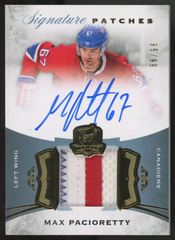2015-16 Upper Deck The Cup Max Pacioretty Signature Patch Auto /99 #SP-MP