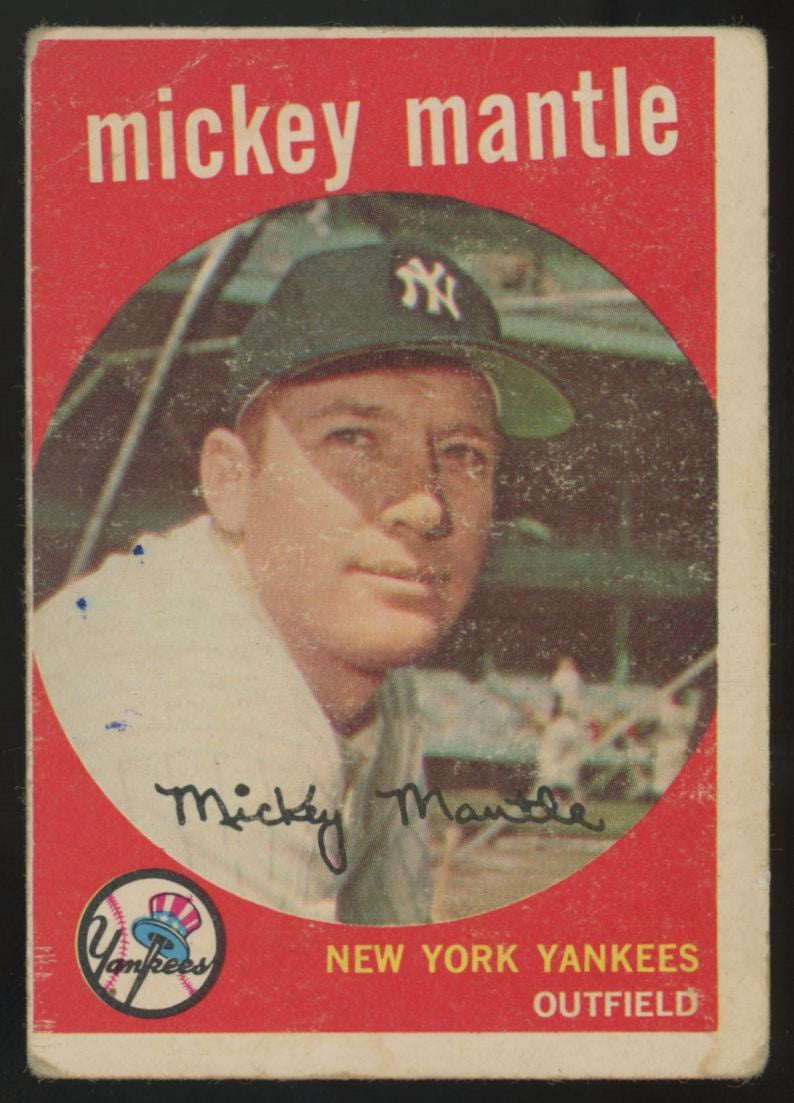 1959 Topps Mickey Mantle #10 F/G