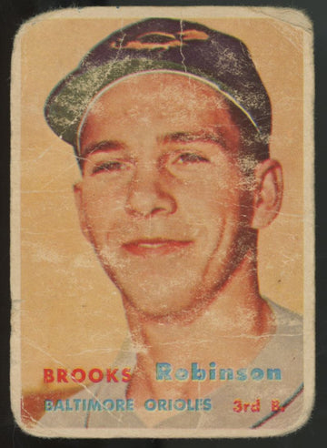 1957 Topps Brooks Robinson RC #328 Poor