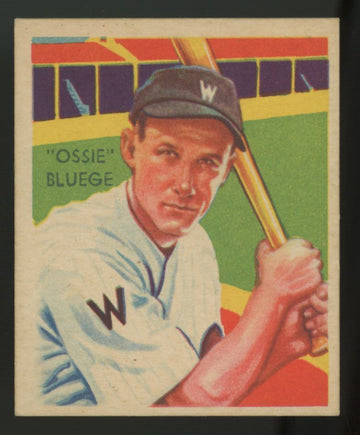 1935 National Chicle "Ossie" Bluege Diamond Stars #71 EX+