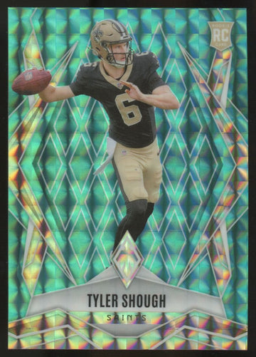 2025 Panini Phoenix Tyler Shough RC Teal Pyramids /225 #169