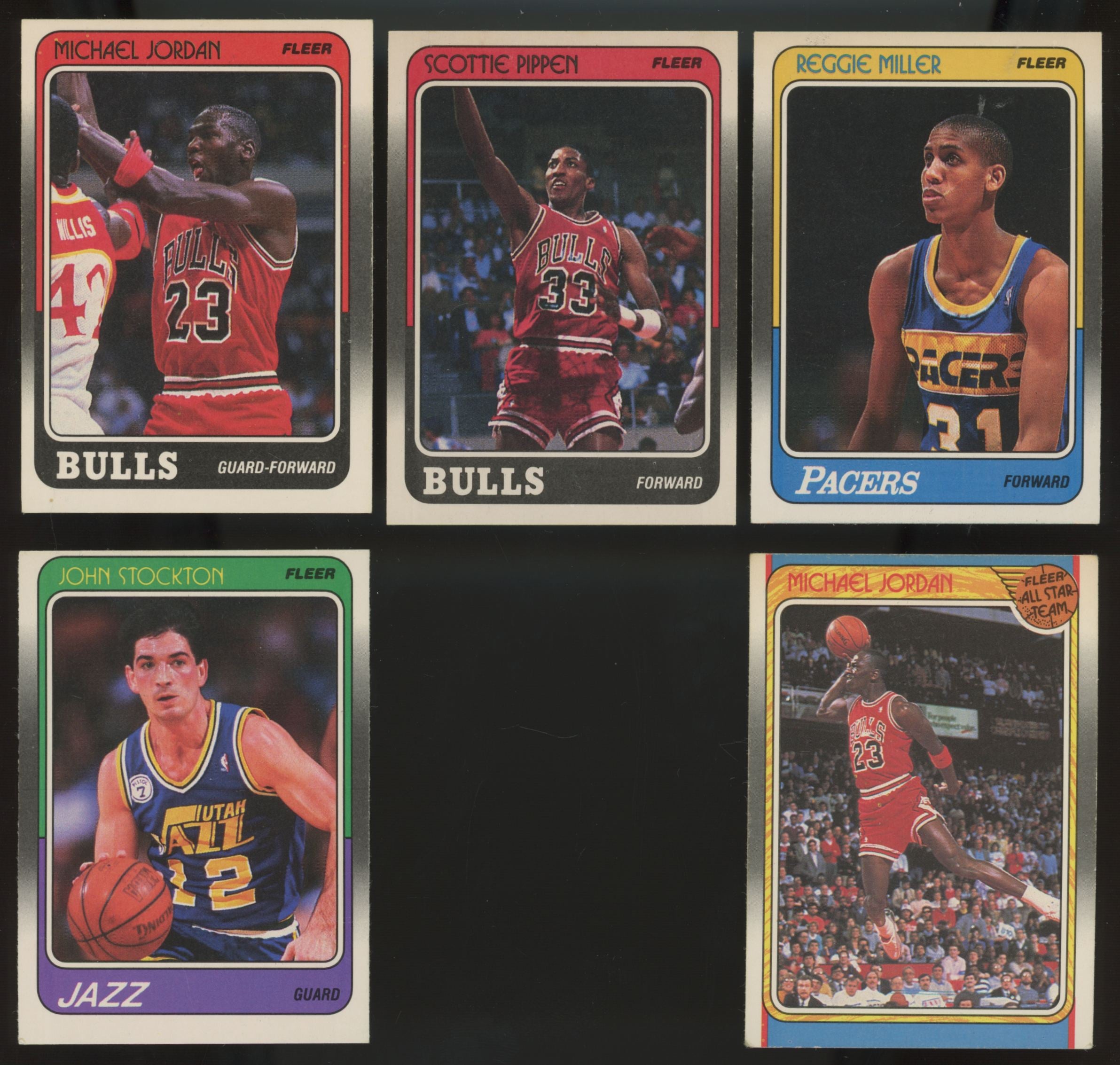1988-89 Fleer Basketball Set (132) EX/MT-NM (No Stickers)