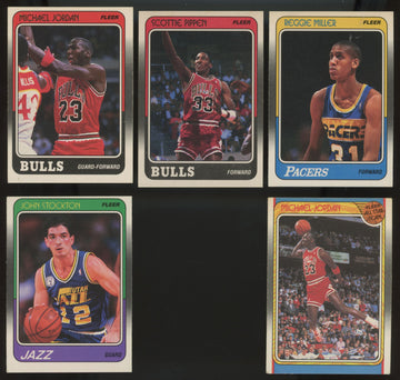 1988-89 Fleer Basketball Set (132) EX/MT-NM (No Stickers)