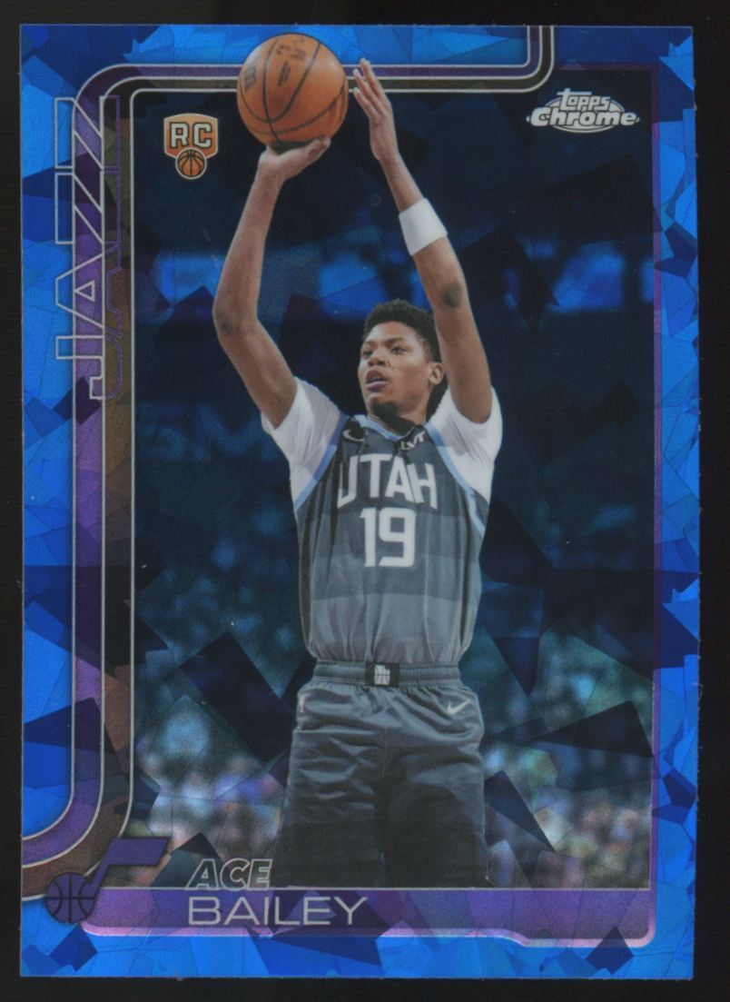 2025-26 Topps Chrome Update Sapphire Ace Bailey RC #155 "A"