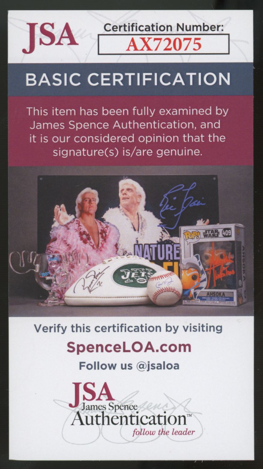 Gary Carter Signed Autographed Post Card JSA Authentic