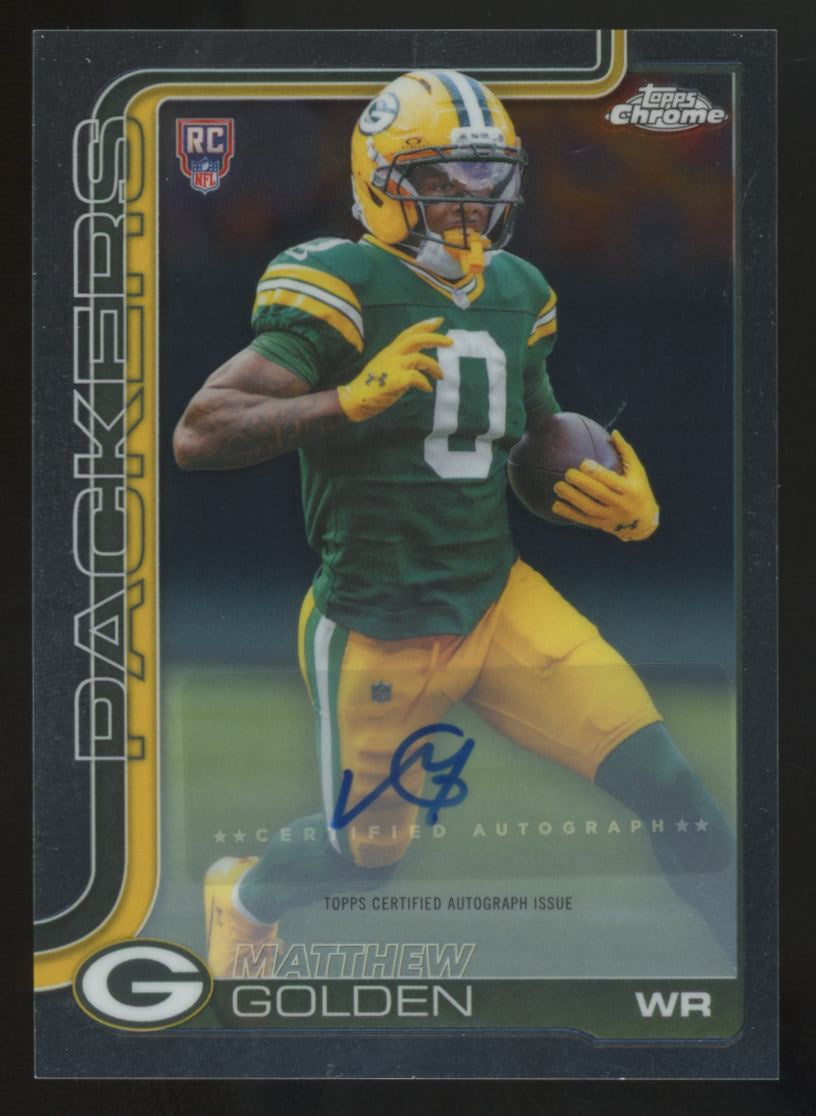 2025 Topps Chrome Matthew Golden RC Auto #RA-MGO