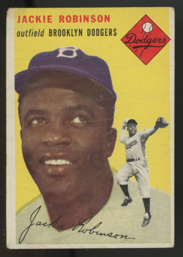 1954 Topps Jackie Robinson #10 VG
