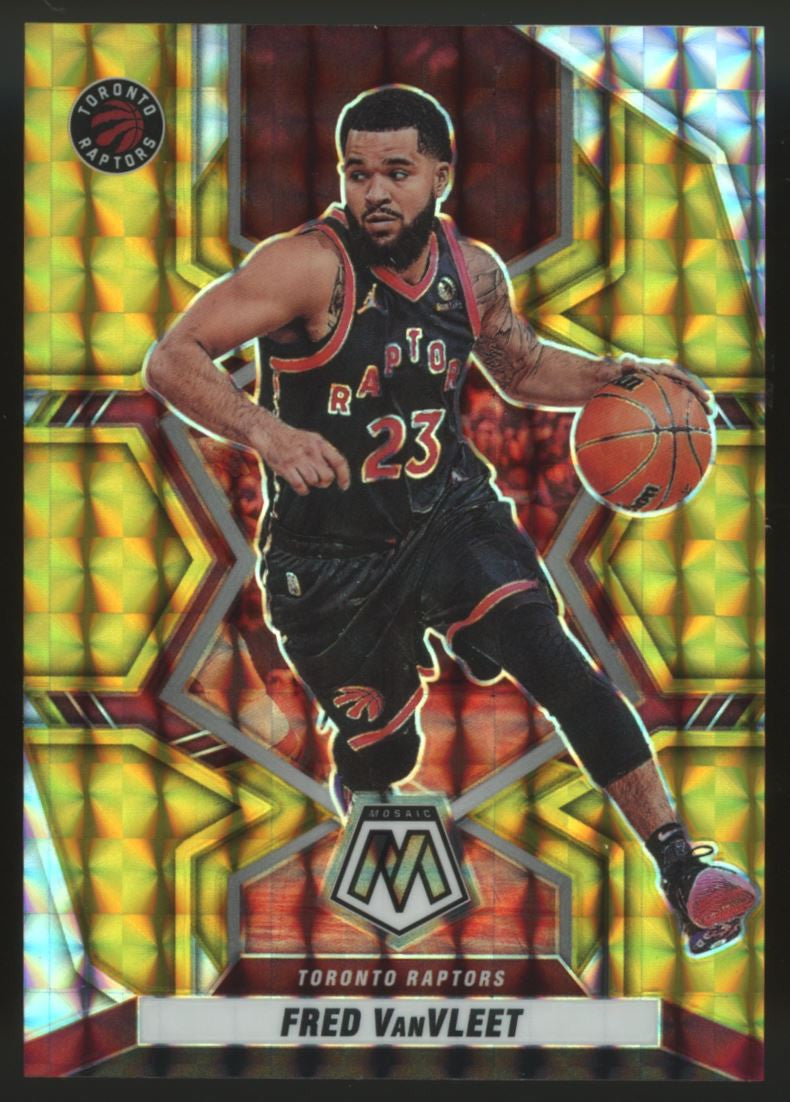 2021-22 Mosaic Fred VanVleet Gold Prizm /10 #67