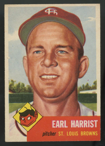 1953 Topps Earl Harrist #65 EX/MT