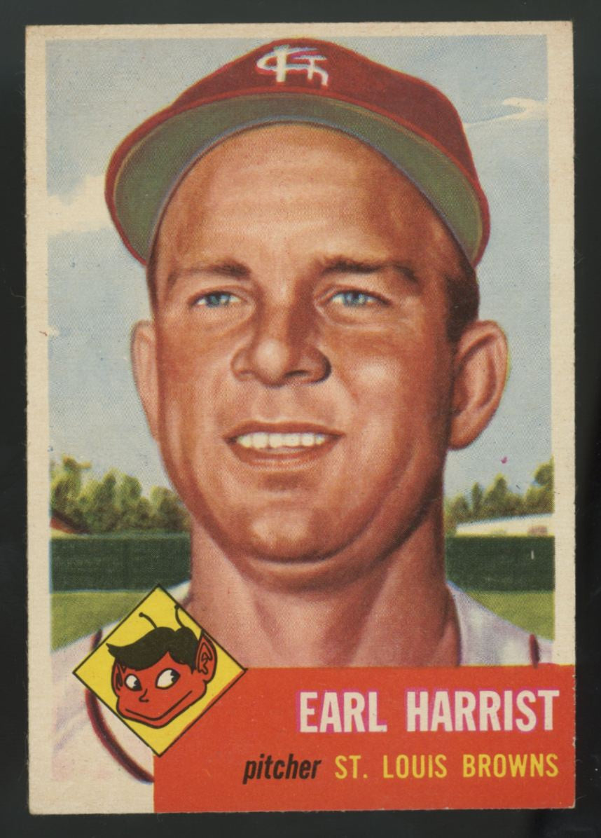 1953 Topps Earl Harrist #65 EX/MT