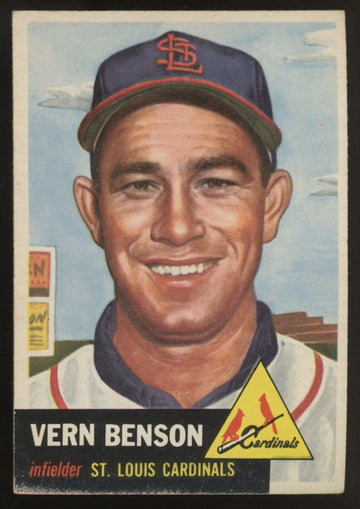 1953 Topps Vern Benson #205 EX