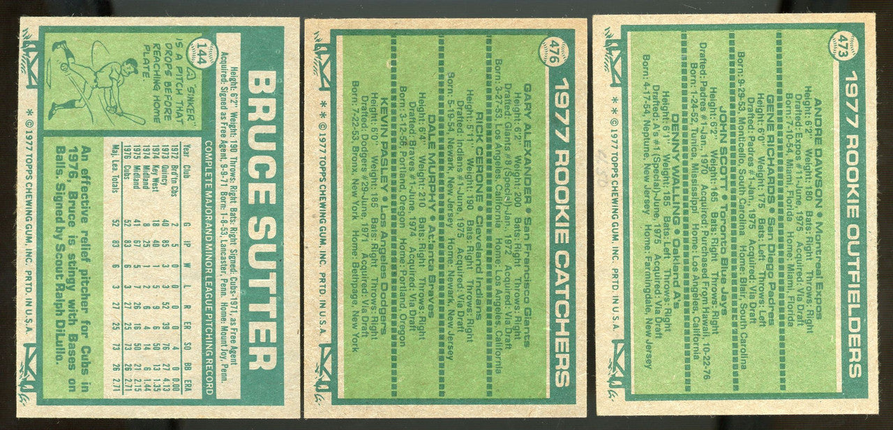 1977 Topps Baseball Complete Set (660) EX-MT Overall