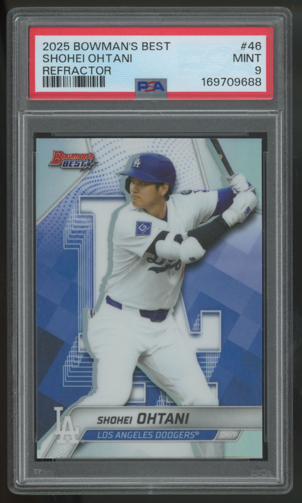 2025 Bowman's Best Shohei Ohtani Refractor #46 PSA 9
