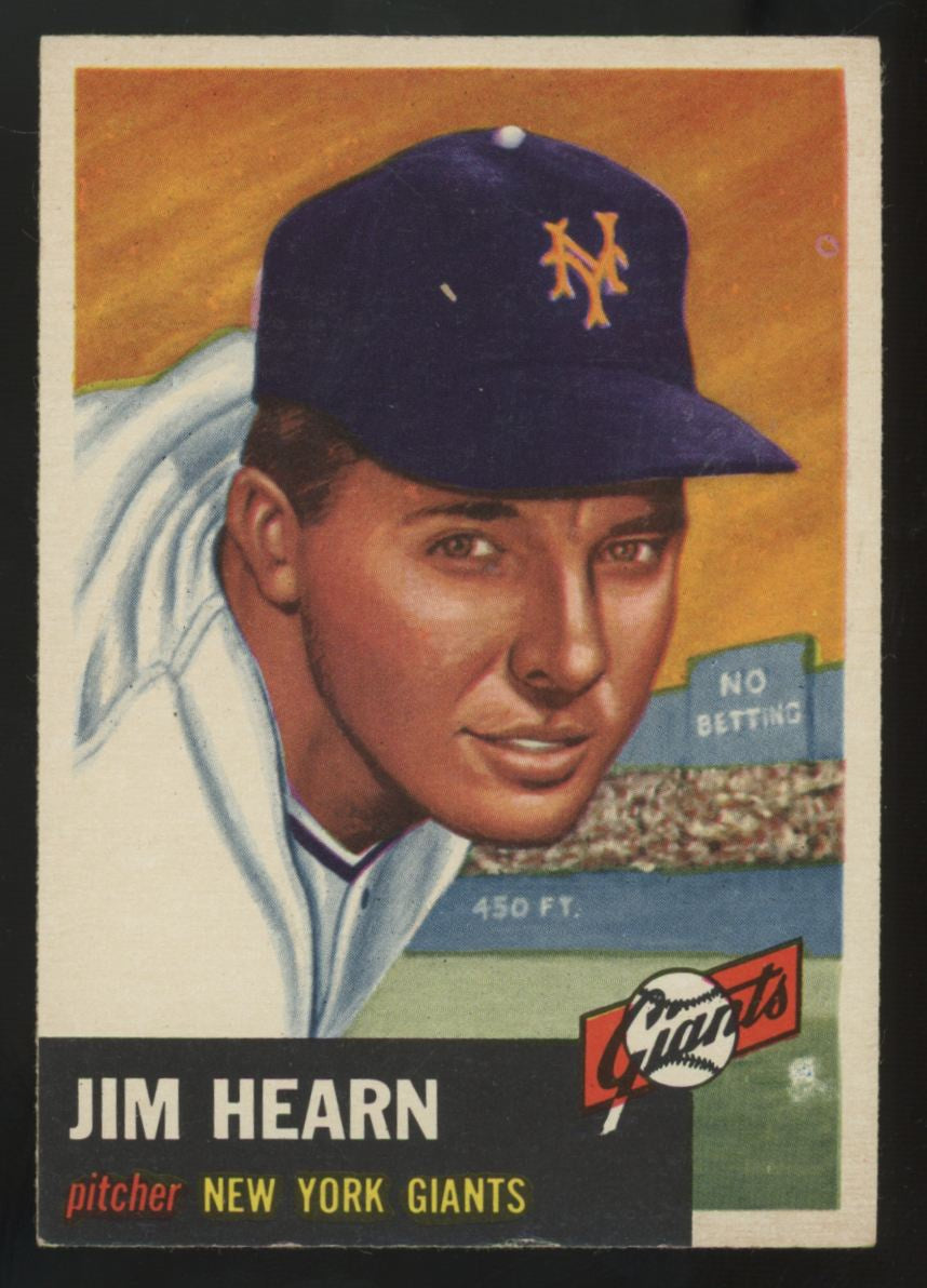 1953 Topps Jim Hearn #38 NM