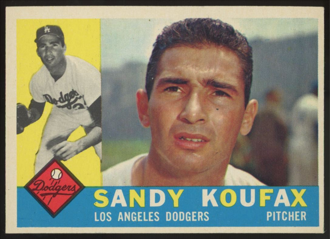 1960 Topps Sandy Koufax #343 EX-MT