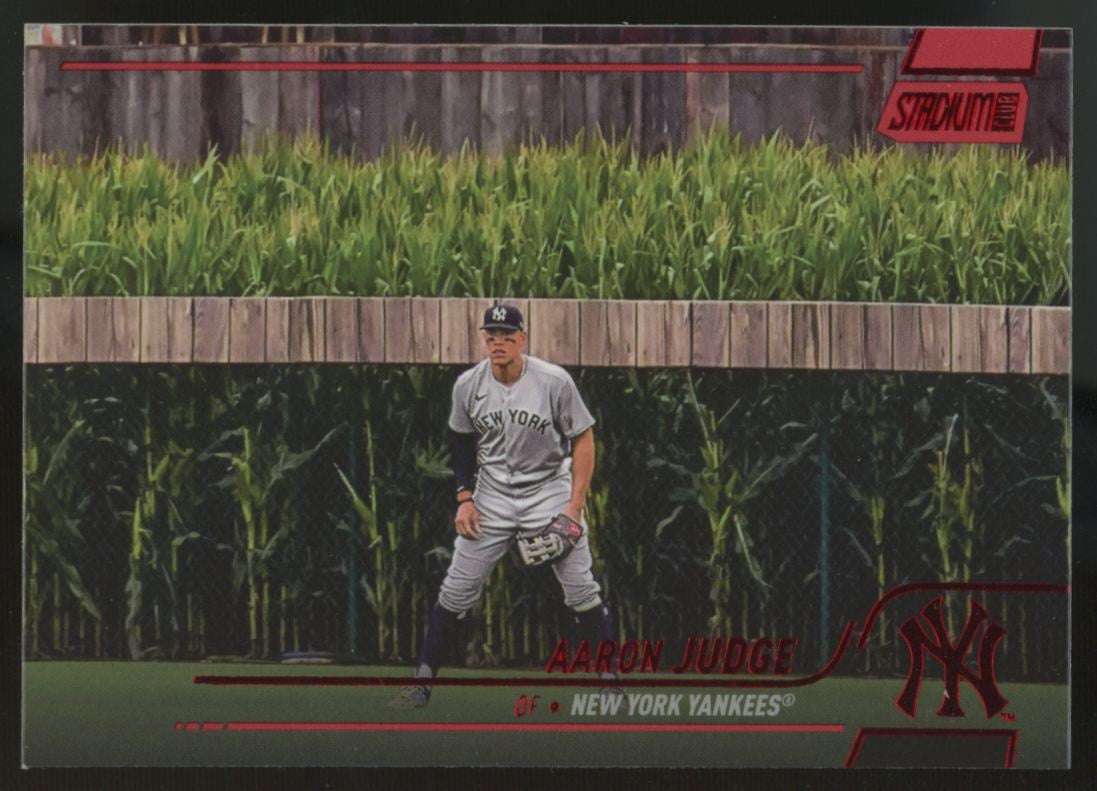 2022 Topps Stadium Club Aaron Judge Red Foil #161