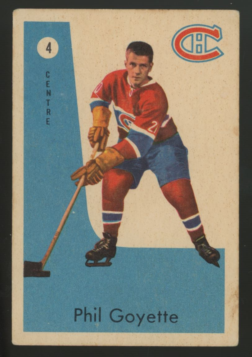 1959-60 Parkhurst Phil Goyette #4 VG-VG/EX