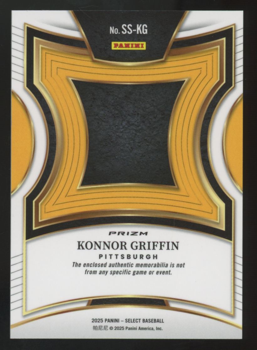 2025 Panini Select Konnor Griffin Selective Patch #SS-KG