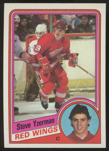 1984-85 Topps Steve Yzerman RC #49 NM "E"