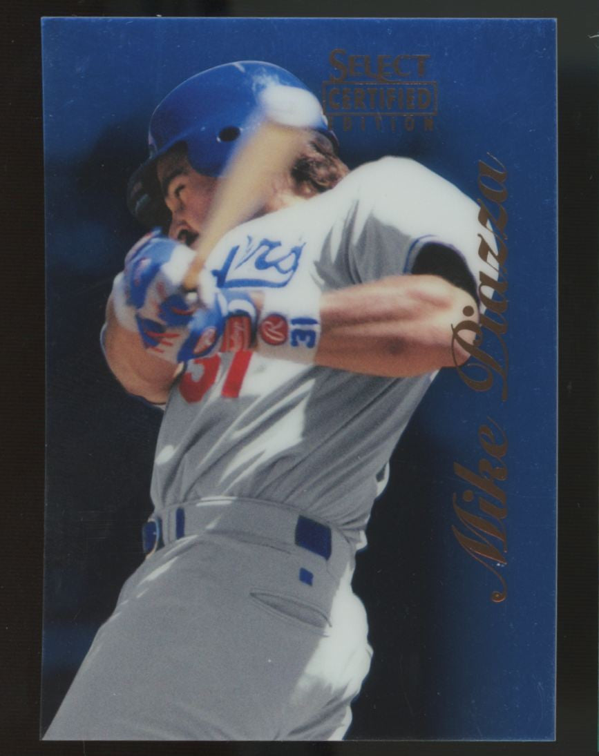 1996 Select Certified Mike Piazza Blue #30