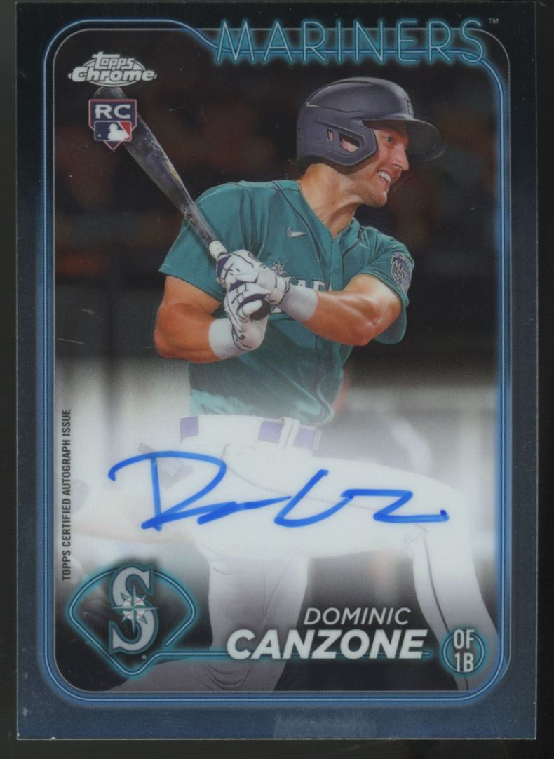 2024 Topps Chrome Dominic Canzone RC Auto #RA-DC