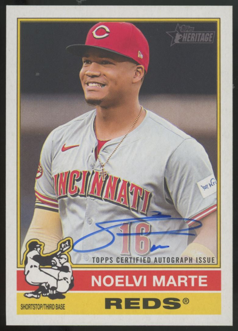 2025 Topps Heritage Noelvi Marte Real One Auto #ROA-NM