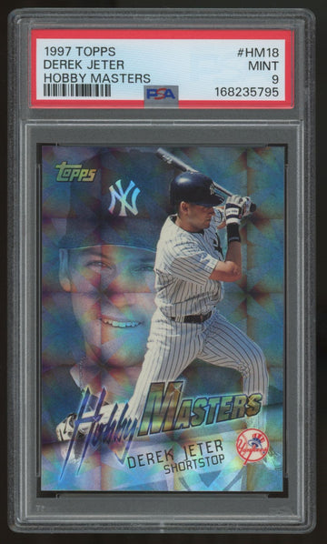 1997 Topps Derek Jeter Hobby Masters #HM18 PSA 9