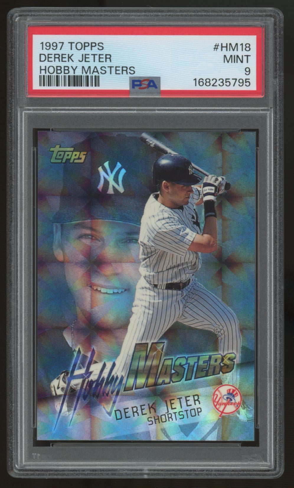 1997 Topps Derek Jeter Hobby Masters #HM18 PSA 9