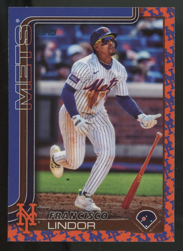 2025 Topps Series One Francisco Lindor Team Color SSP #350
