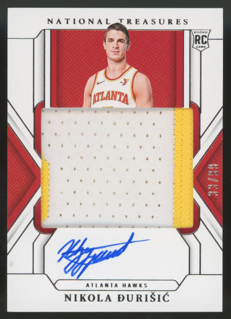 2024-25 National Treasures Nikola Durisic RC Patch Auto RPA /99 #145