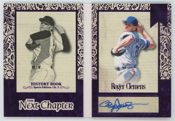 2025 Leaf History Book CH. 2 Roger Clemens The Next Chapter Auto /10 #NC-RC1