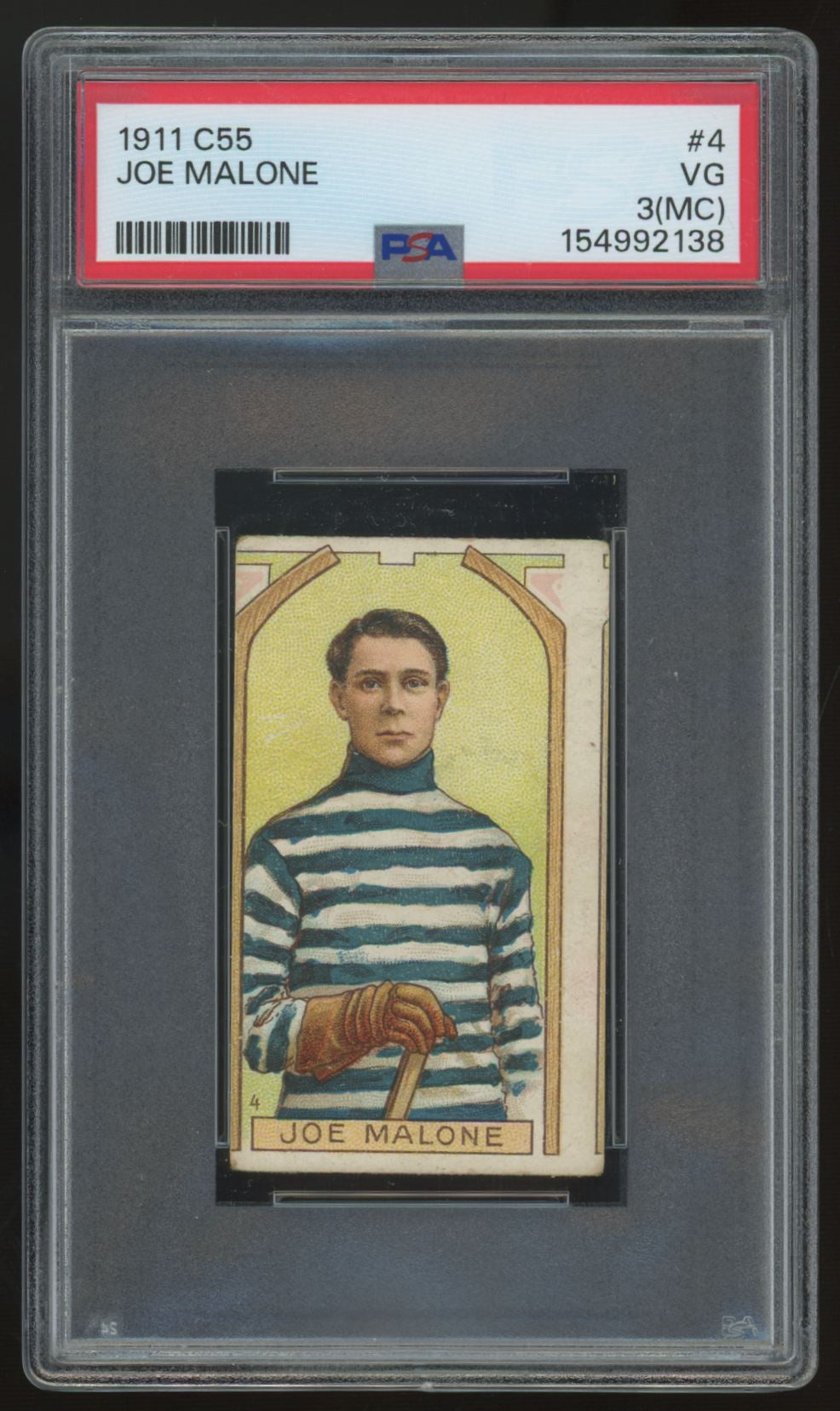 1911 C55 Joe Malone #4 PSA 3 (MC)