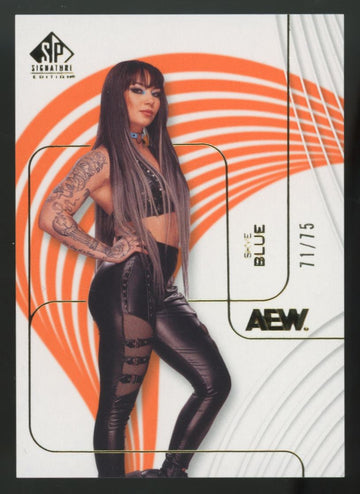2025 SP Signature Edition AEW Skye Blue Orange /75 #71