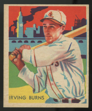 1935 National Chicle Irving Burns Diamond Stars #75 EX-MT
