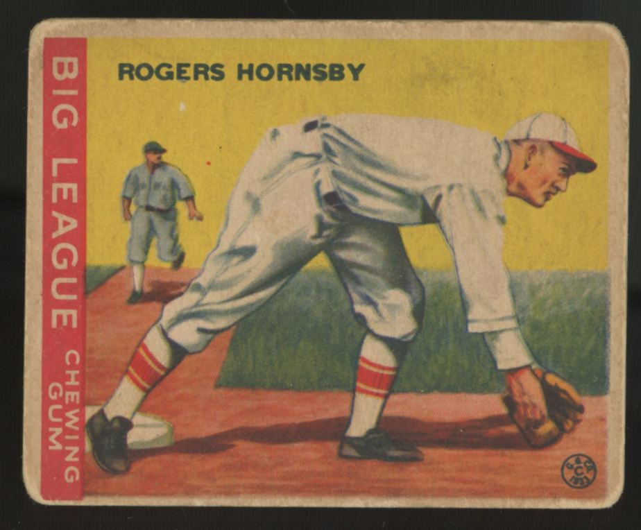 1933 Goudey Rogers Hornsby #119 Fair