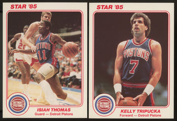 1985 Star Co. Basketball Detroit Pistons Super Teams Set (5)