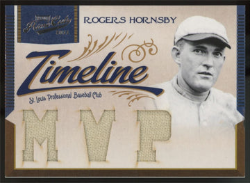 2011 Prime Cuts Rogers Hornsby Timeline Triple Jersey Relic /5 #4