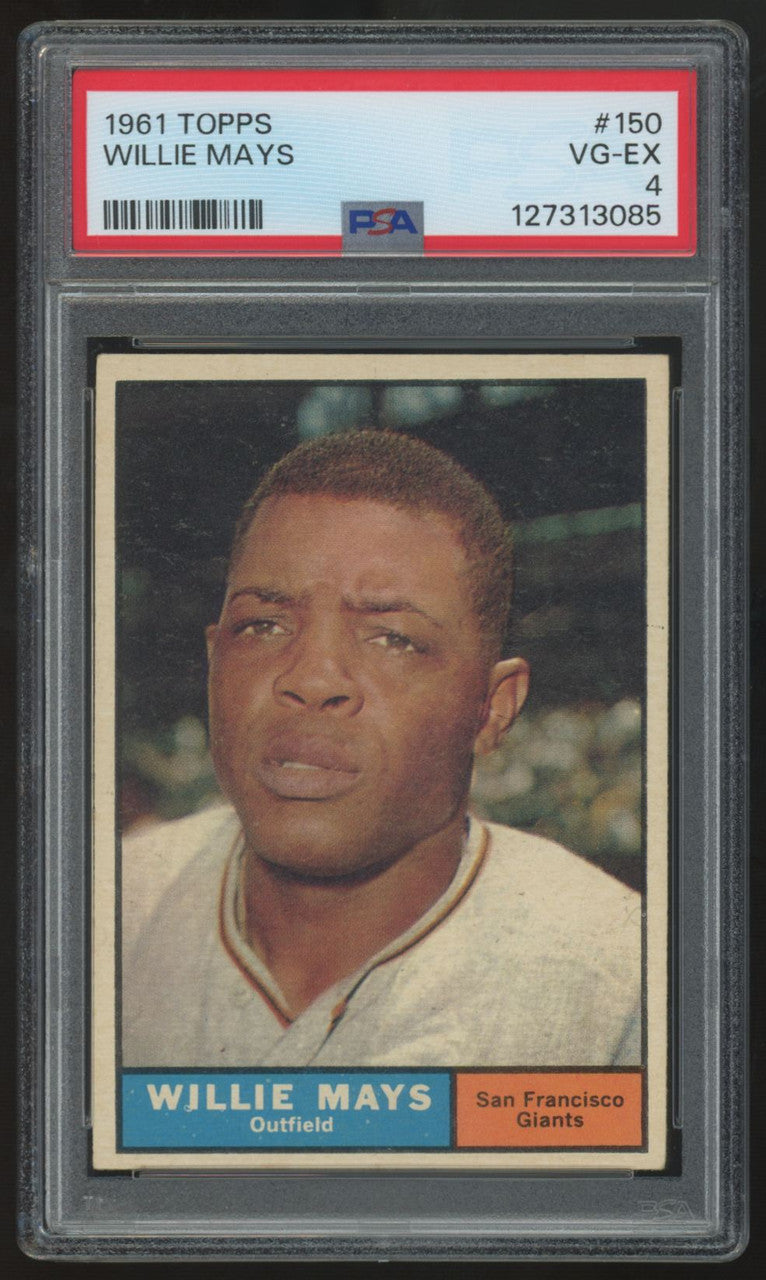 1961 Topps Willie Mays #150 PSA 4 *085