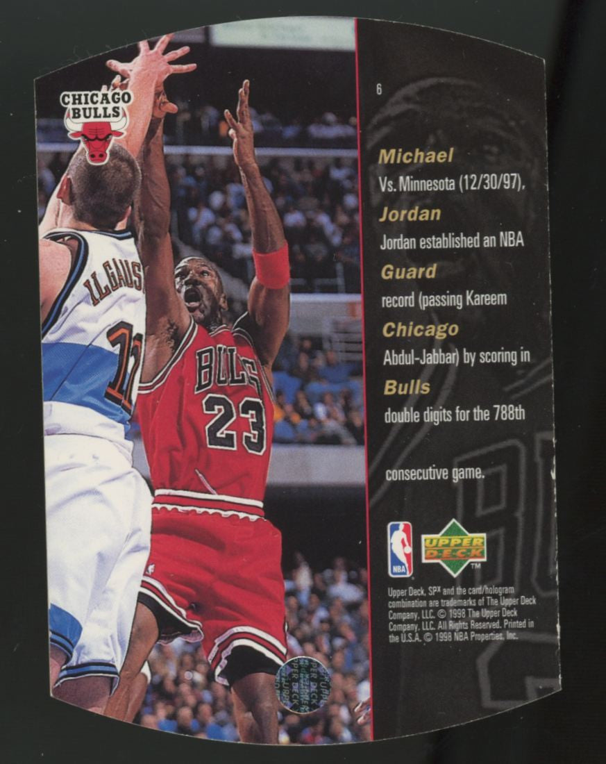 1997-98 Upper Deck SPx Michael Jordan Silver #6